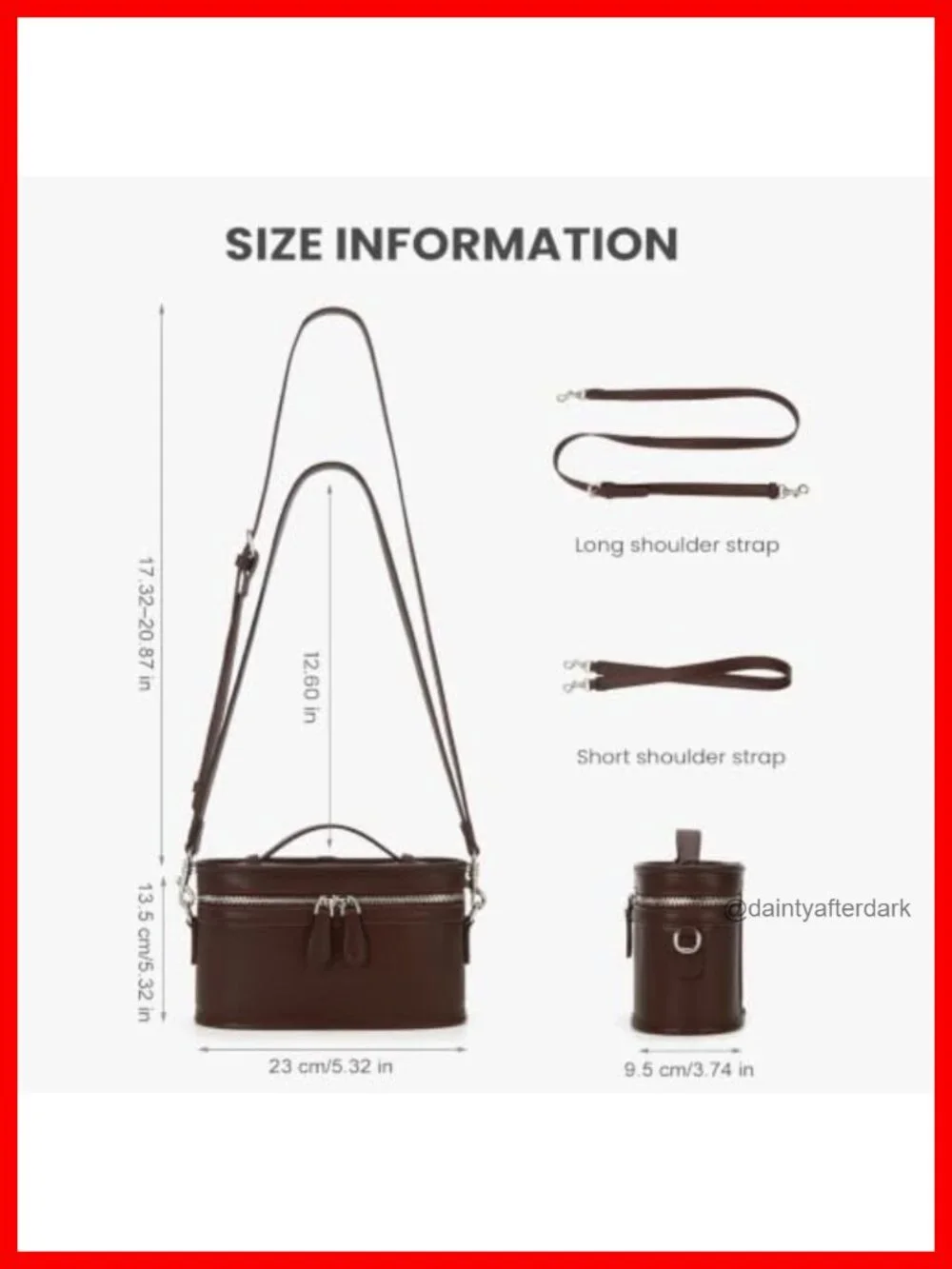 Box Crossbody Purse with Top Handle & 2 Straps, Structured Square Handbag, PU